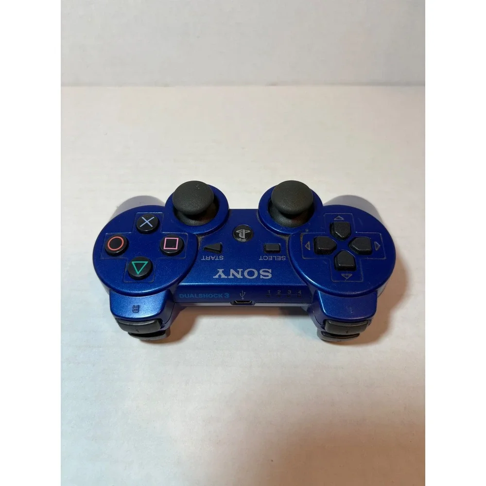 Sony PlayStation 3 DualShock 3 Wireless Controller Lot Blue Black CECHZC2U PS3